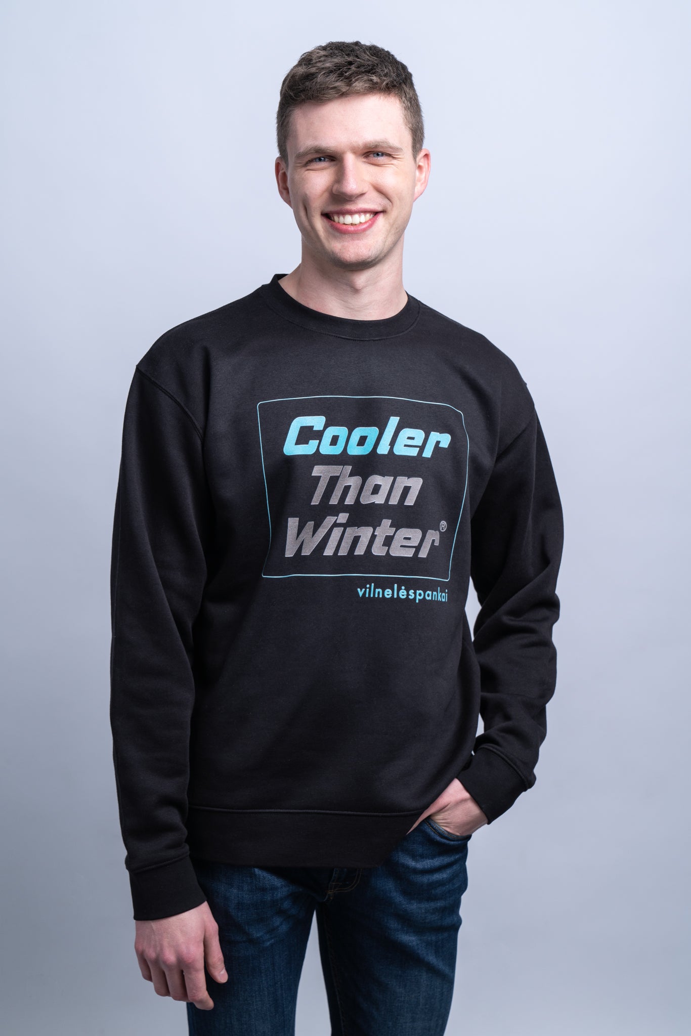 Sweater 'Cooler Than Winter' - Mint