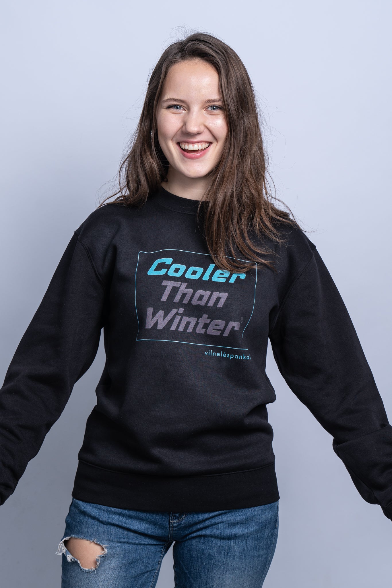 Sweater 'Cooler Than Winter' - Mint