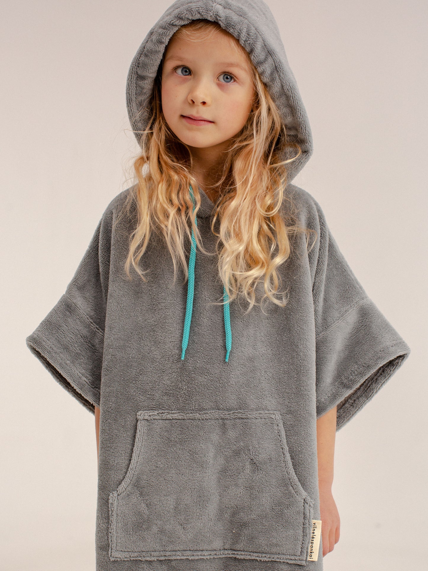 Grey Sky Kids Poncho