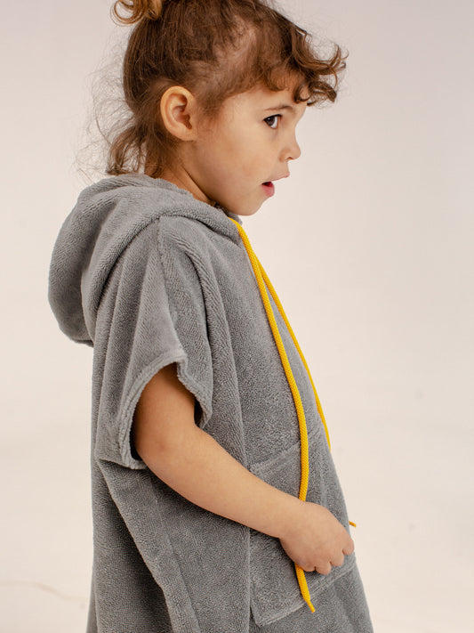 Grey Sky Kids Poncho