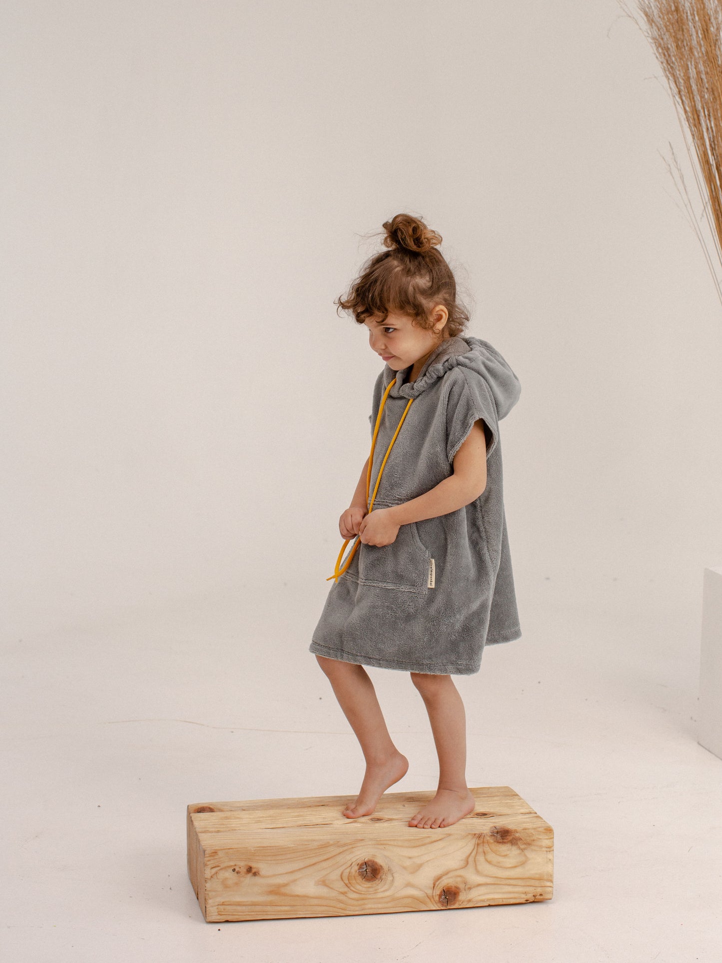 Grey Sky Kids Poncho