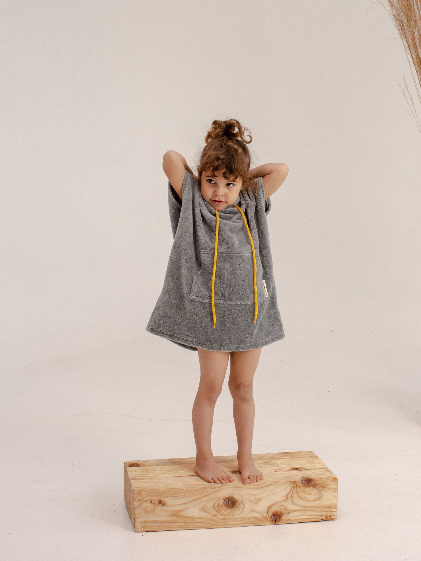 Grey Sky Kids Poncho