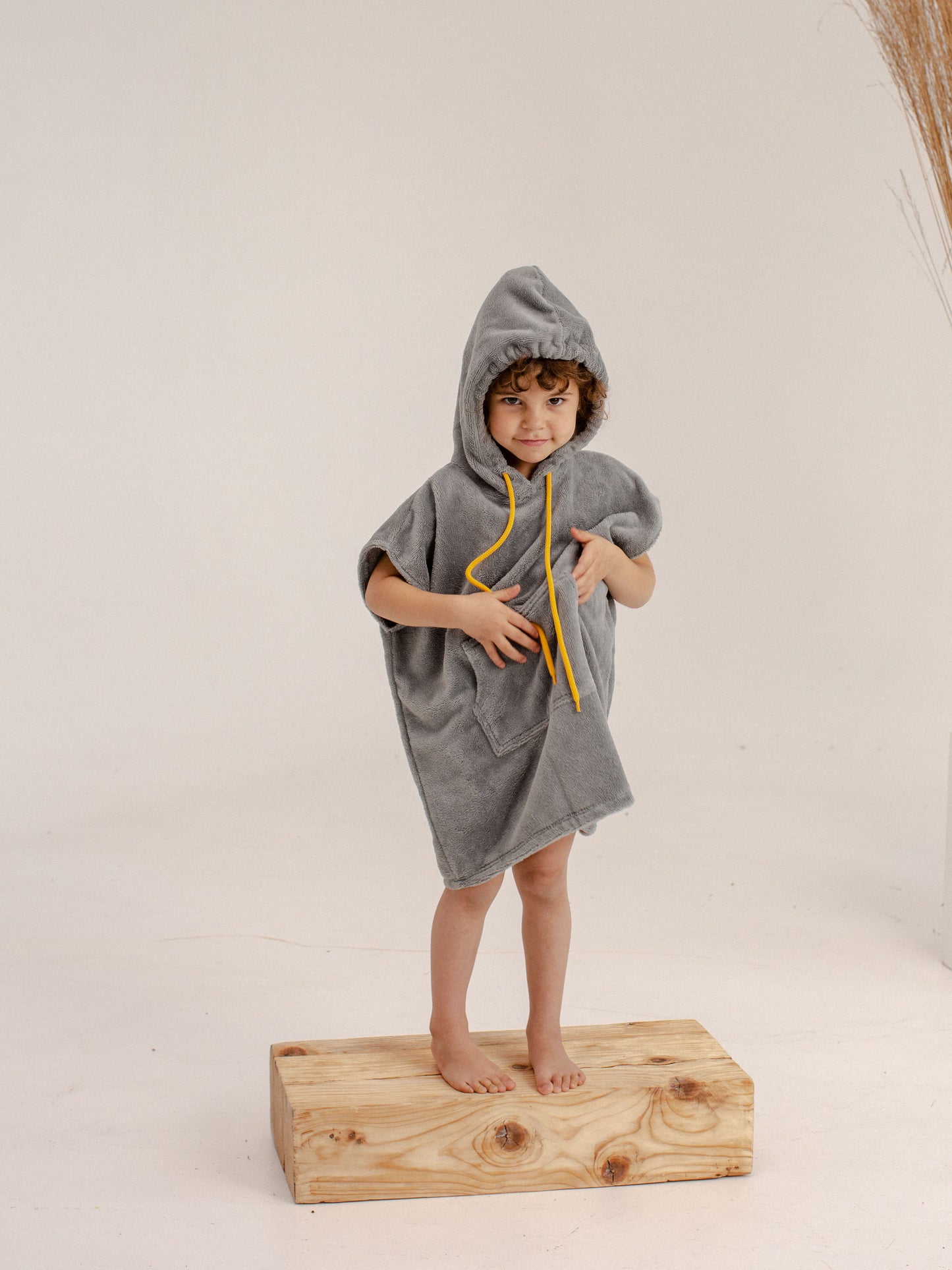 Grey Sky Kids Poncho