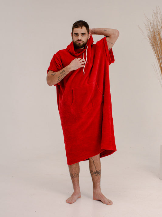Night Coral Adult Poncho