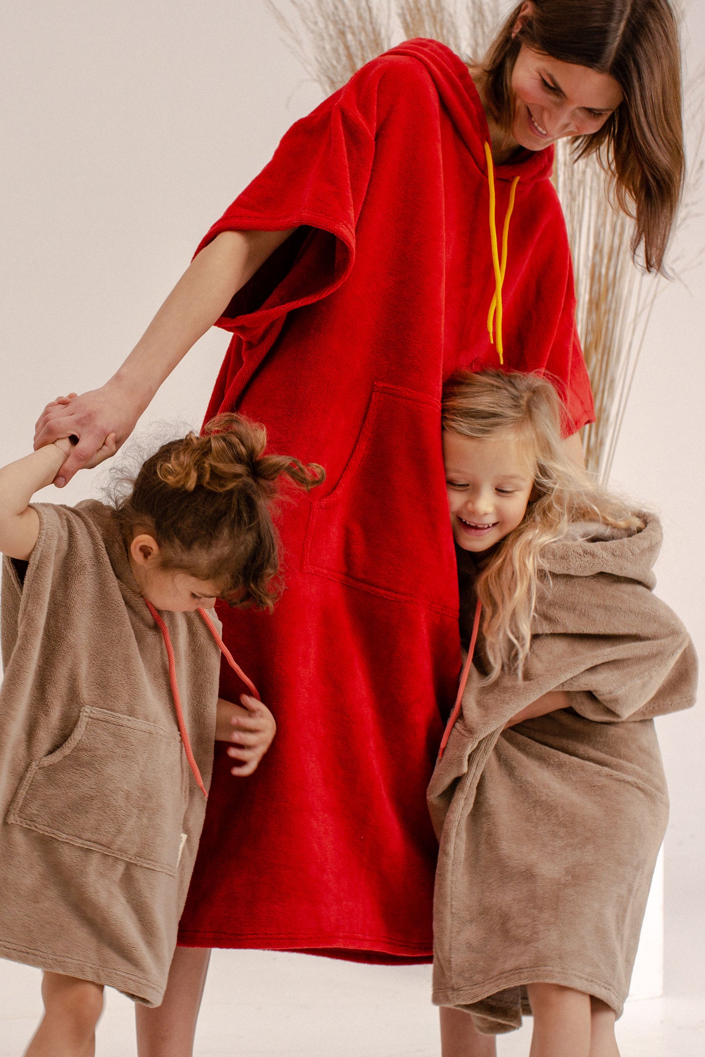 Night Coral Adult Poncho