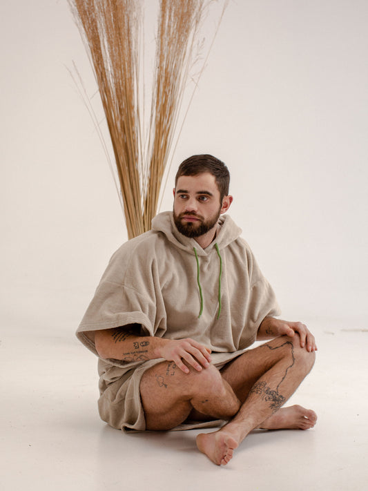 River Sand Adult Poncho