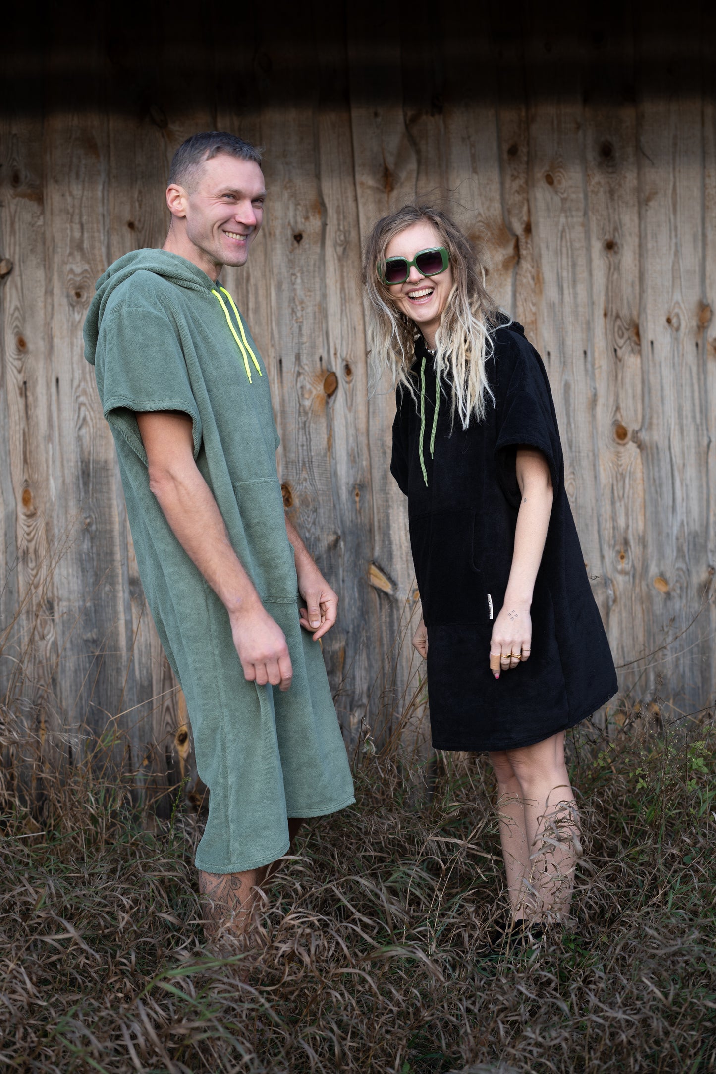 Deep Moss Adult Poncho