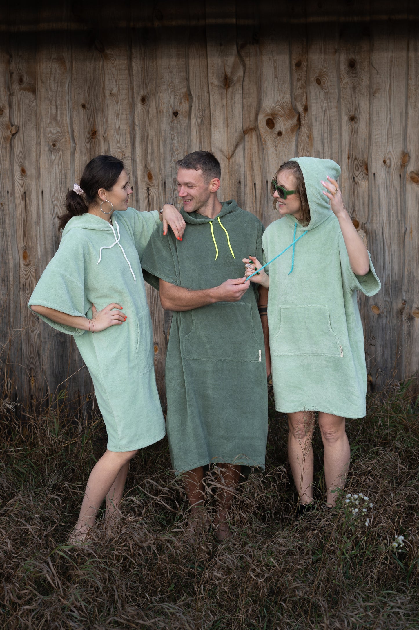 Deep Moss Adult Poncho