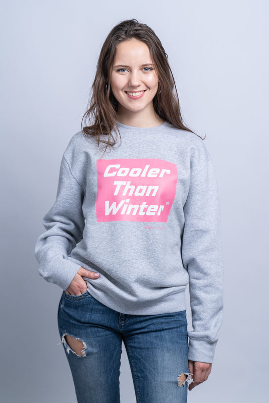 Sweater 'Cooler Than Winter' - Pink
