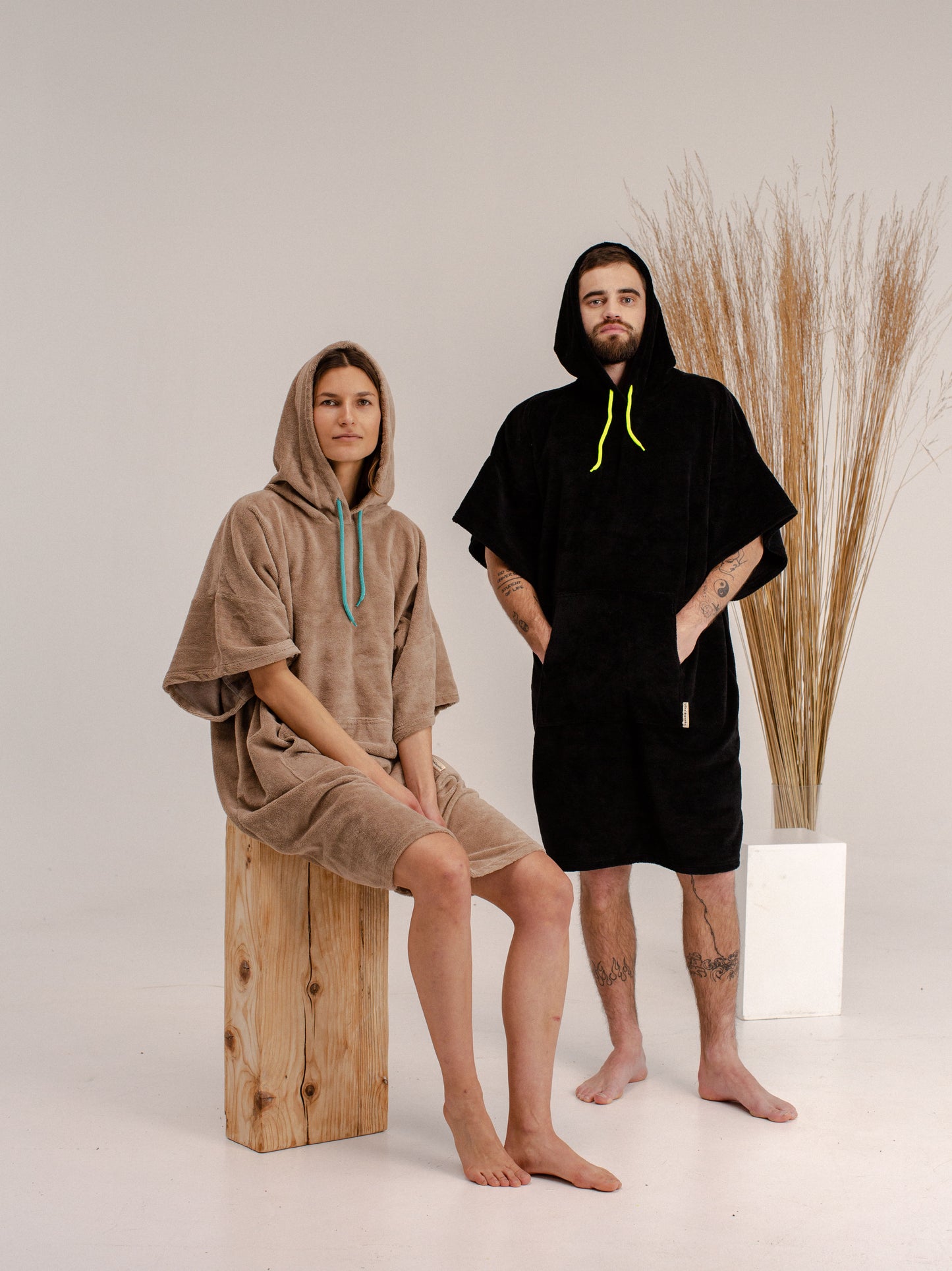 Cappuccino Rock Adult Poncho