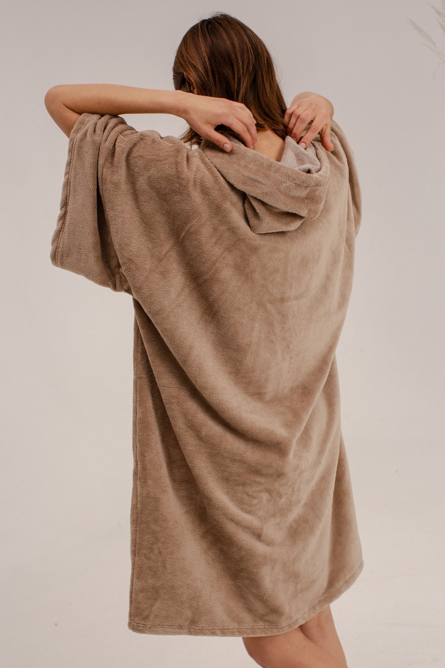 Cappuccino Rock Adult Poncho
